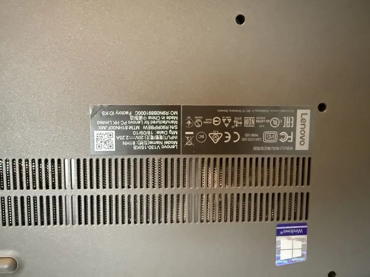 Billede 3 - Bærbar computer LENOVO V130-15IKB