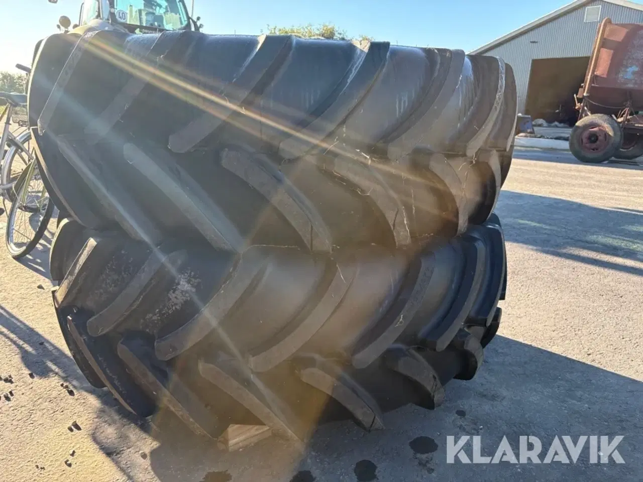 Billede 3 - Komplet sæt hjul Firestone Maxi Traction