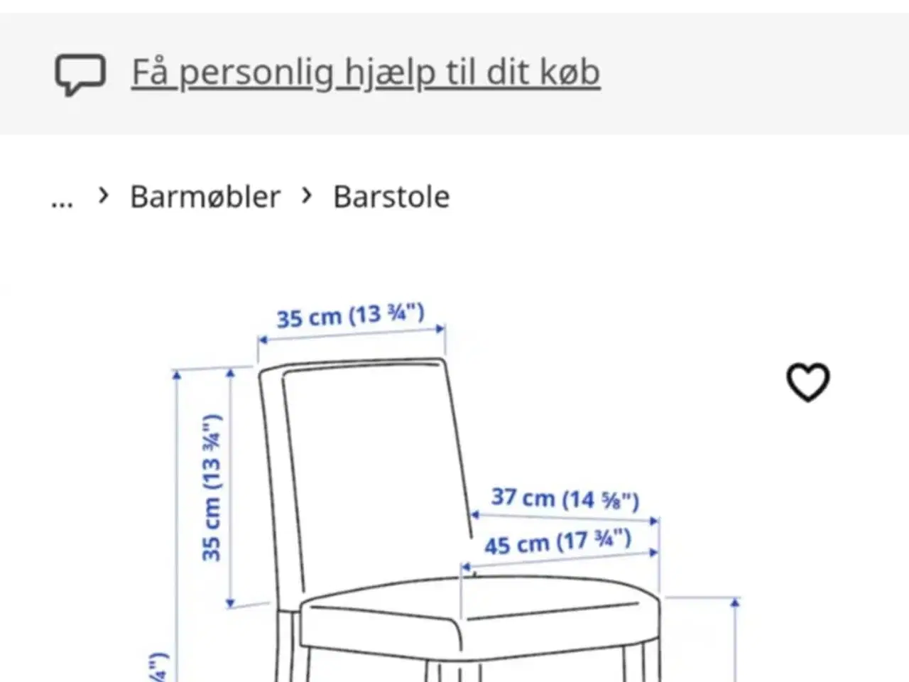 Billede 4 - Barstol Bergmund fra IKEA