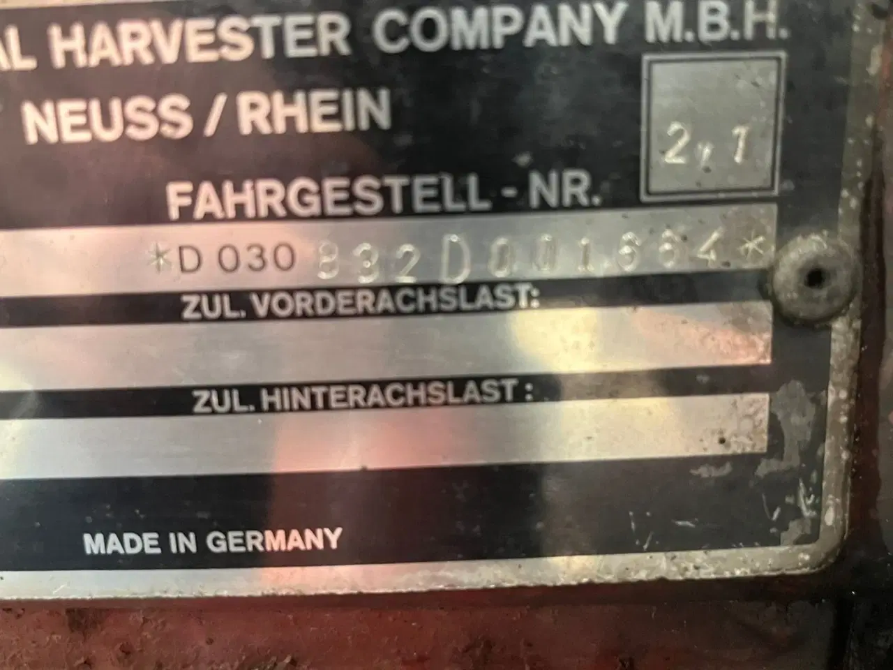 Billede 2 - Case IH 1056 XL