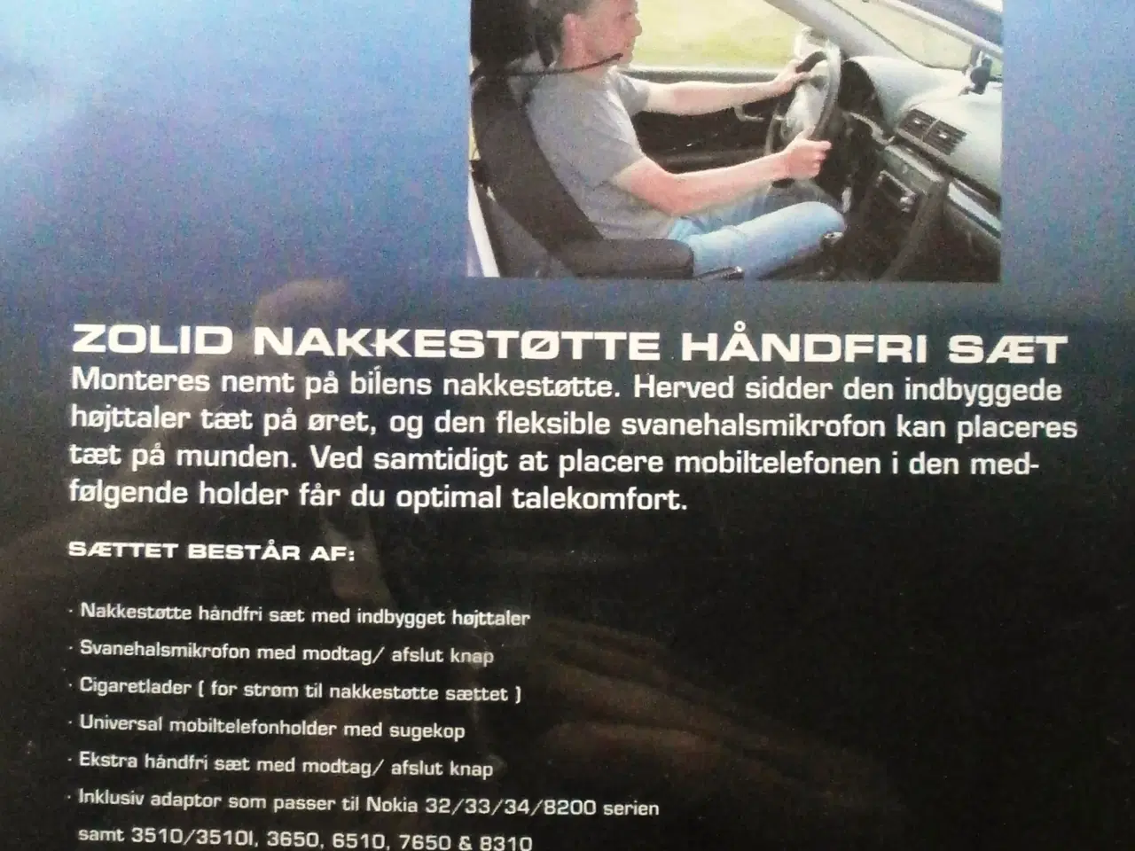 Billede 2 - NY NAKKESTØTTE HÅNDFRI SÆT - Perfekt Gave !