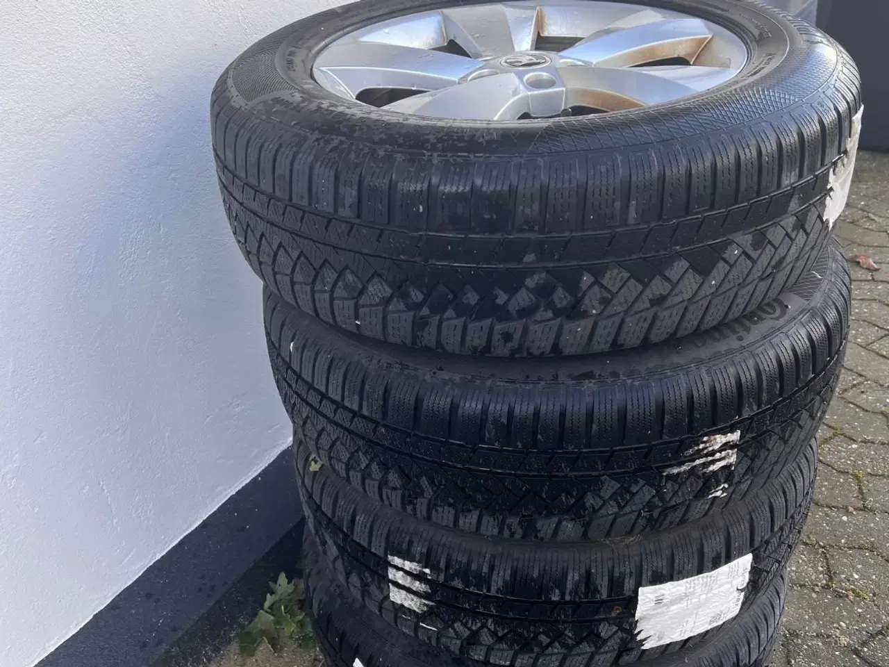 Billede 1 - Vinterdæk på alufælge til Skoda Kodiaq