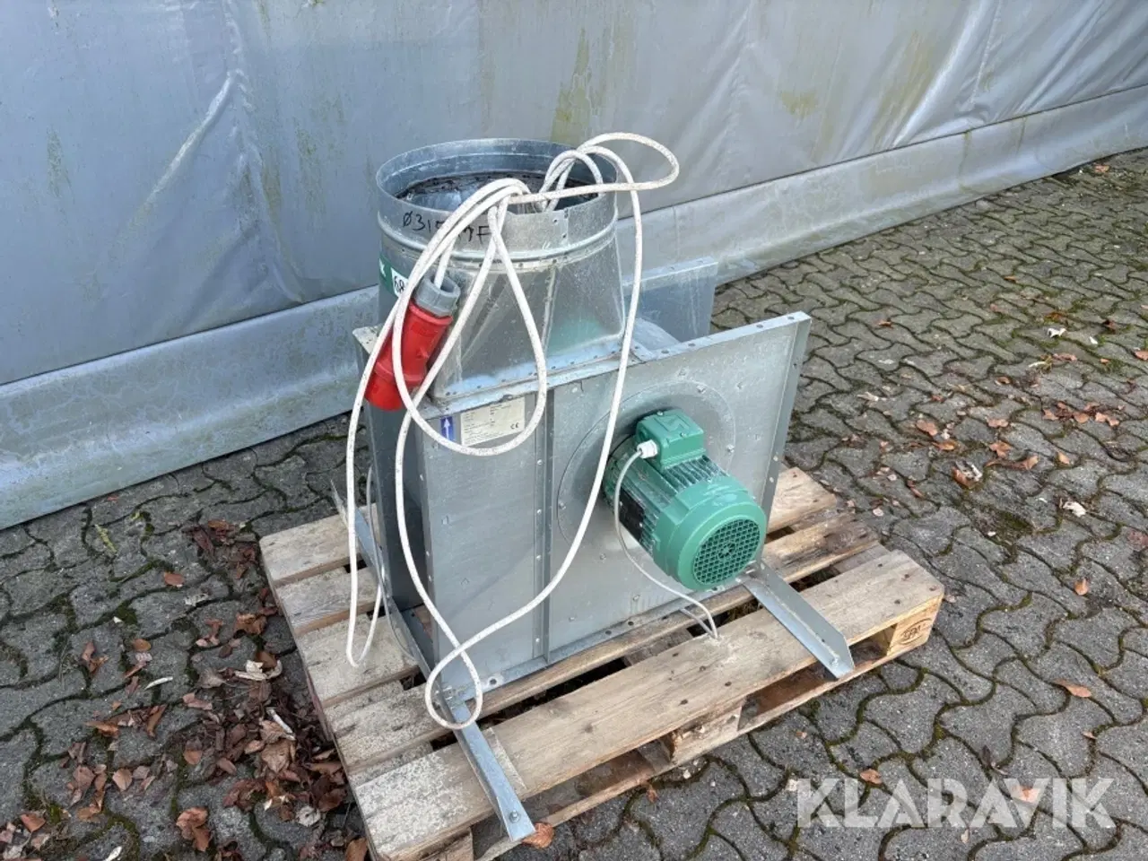 Billede 1 - Centrifugalventilator (radialventilator) Novenco CNA-315/D