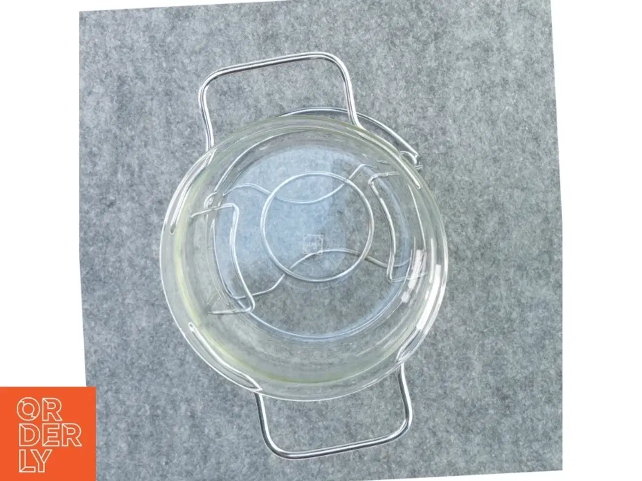 Billede 3 - Glas skål medSauceskål m/ stativ fra Schott (str. 15 x 25 cm)