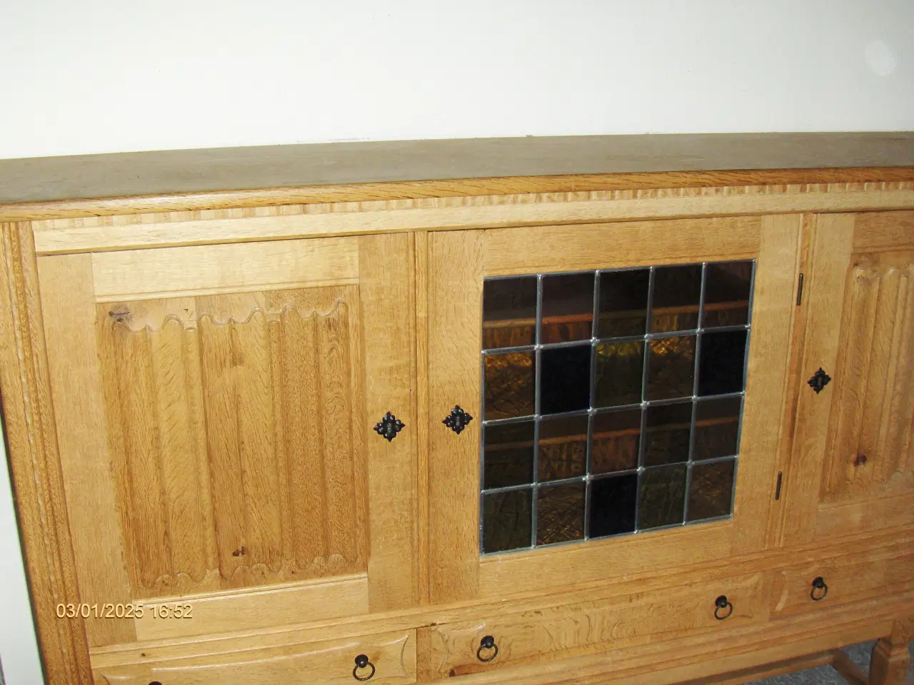 Billede 1 - Egetræ skænk