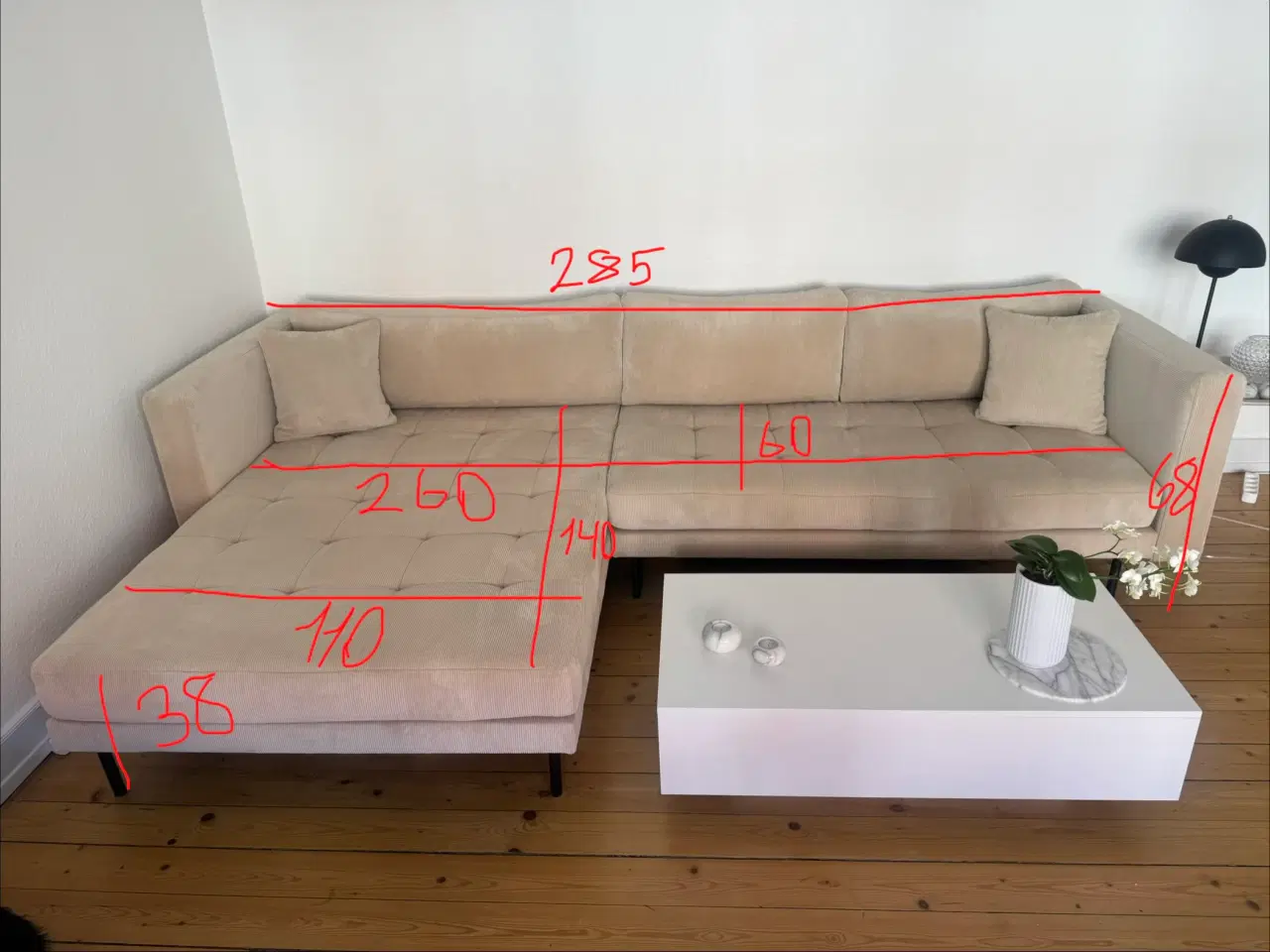 Billede 4 - Beige sofa