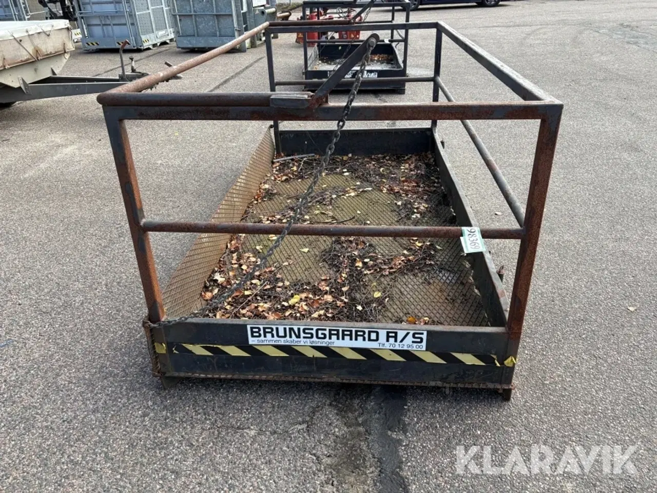 Billede 4 - Mandskabs kurv KIRK Maskinfabrik