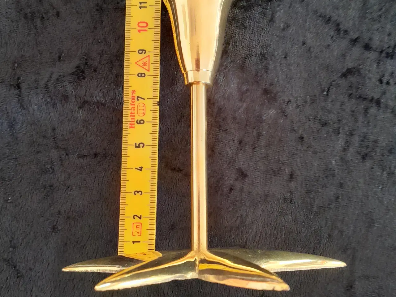 Billede 5 - Messing lysestager, 3 stk.