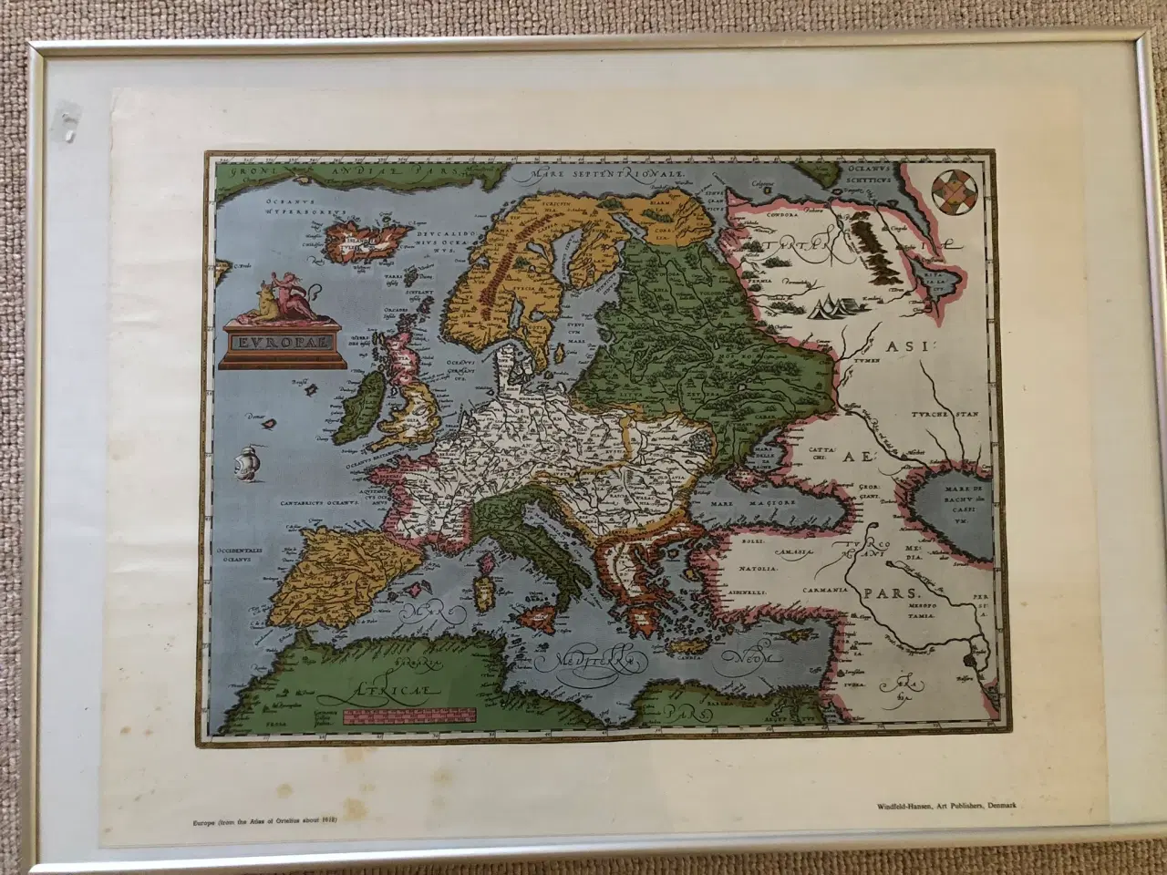 Billede 1 - Ældre kort af Europa m.m.