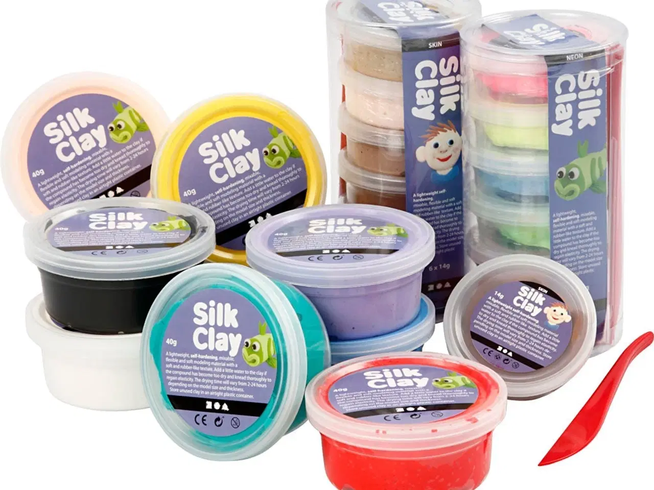 Billede 1 - Silk Clay® - Assorterede Farver, 22 stk.