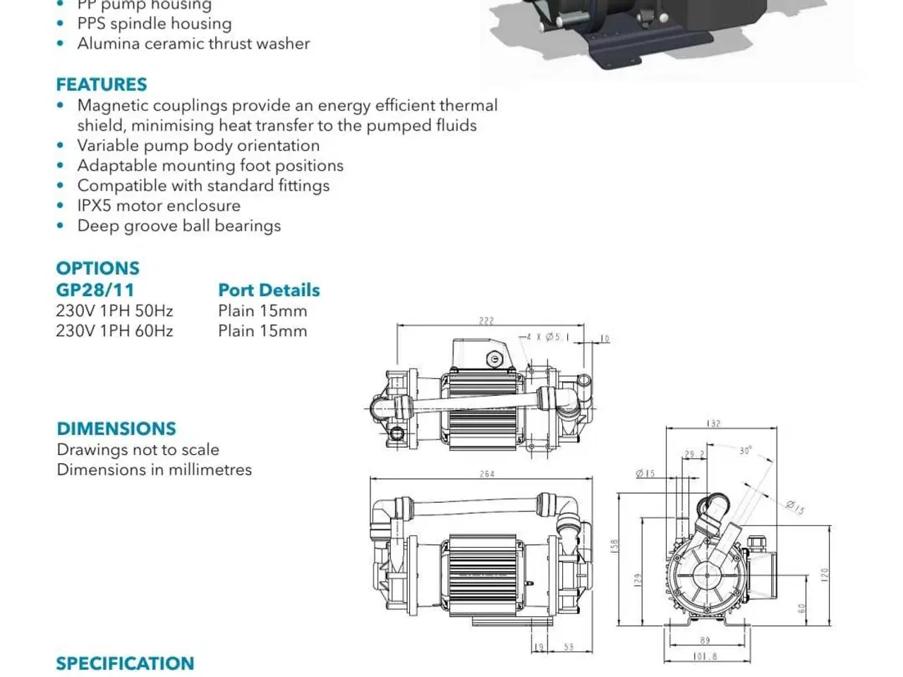 Billede 7 - GP 28/11 multistage magnetically coupled centrifug