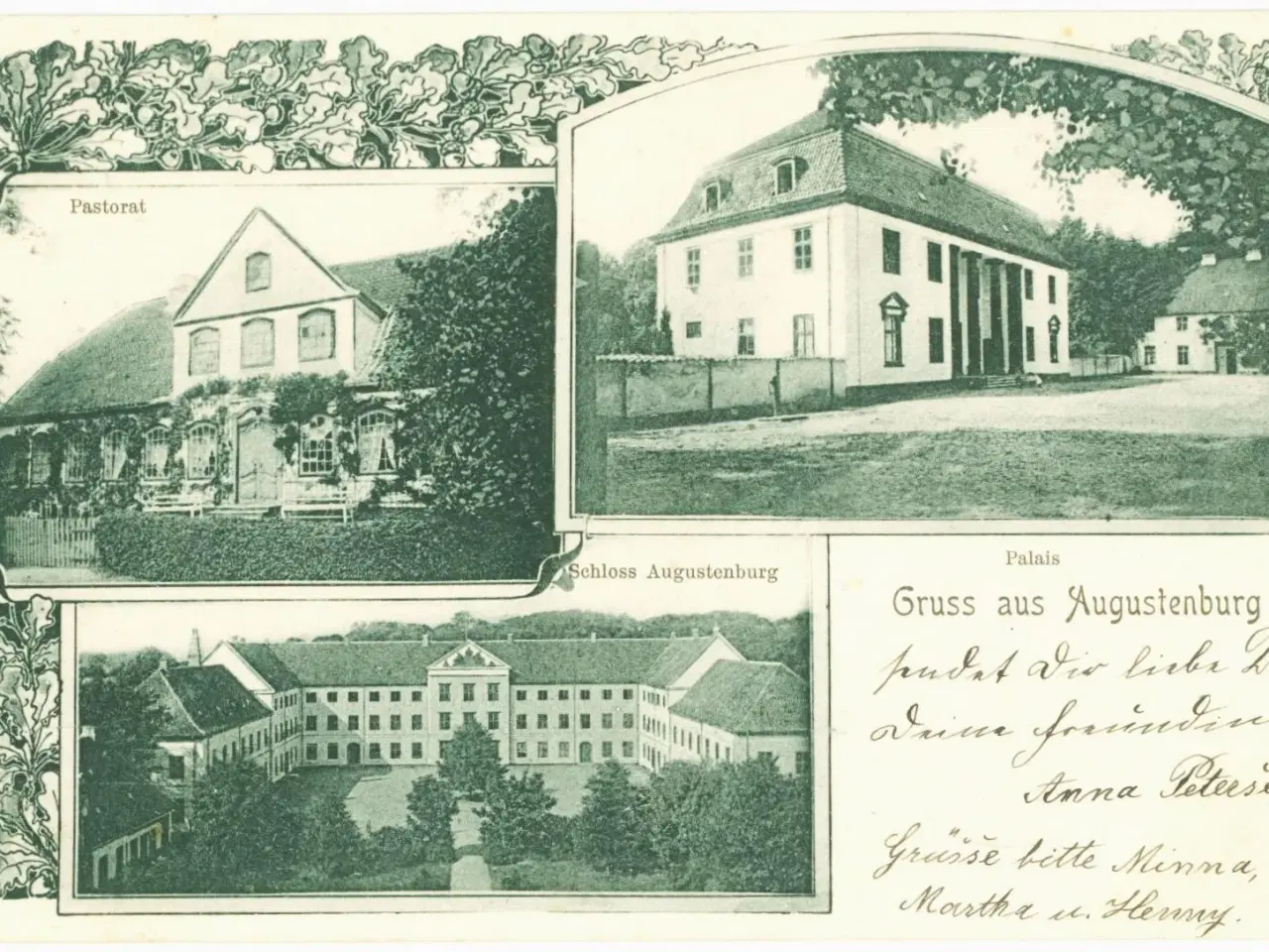 Billede 1 - Gruss aus Augustenburg, 1902