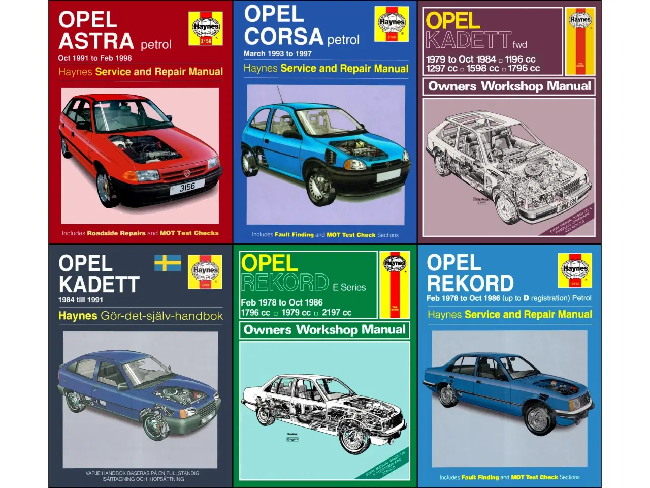 Billede 6 - Haynes - 69 Haynes Værkstedshåndbøger - 75 kr./bog