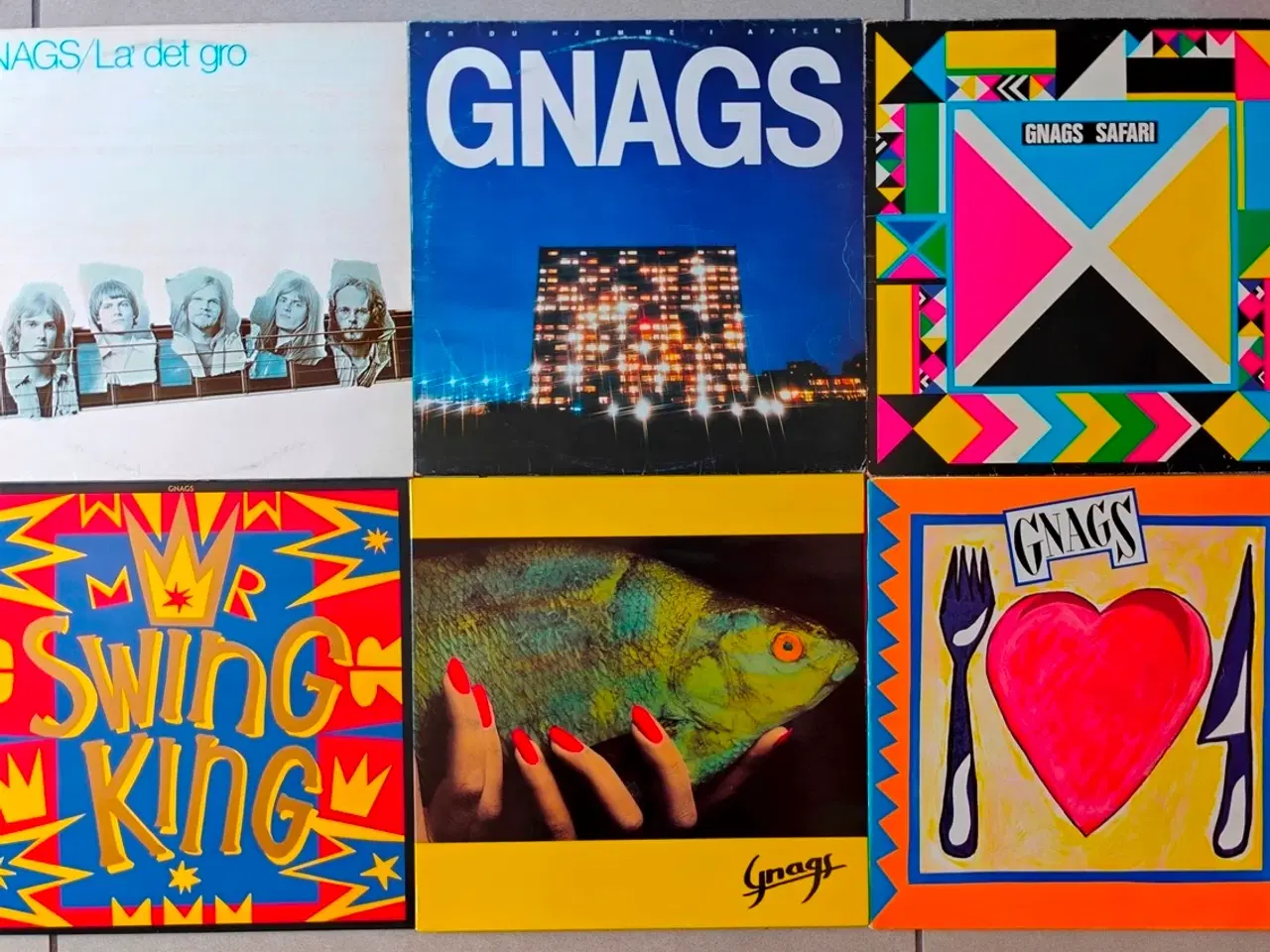 Billede 1 - LP, Gnags x6