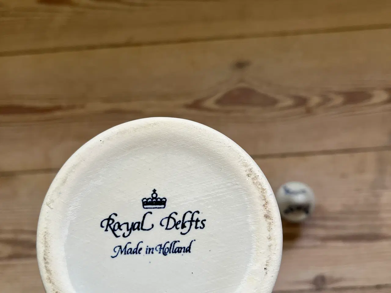 Billede 6 - Delft kande / flaske med tekst