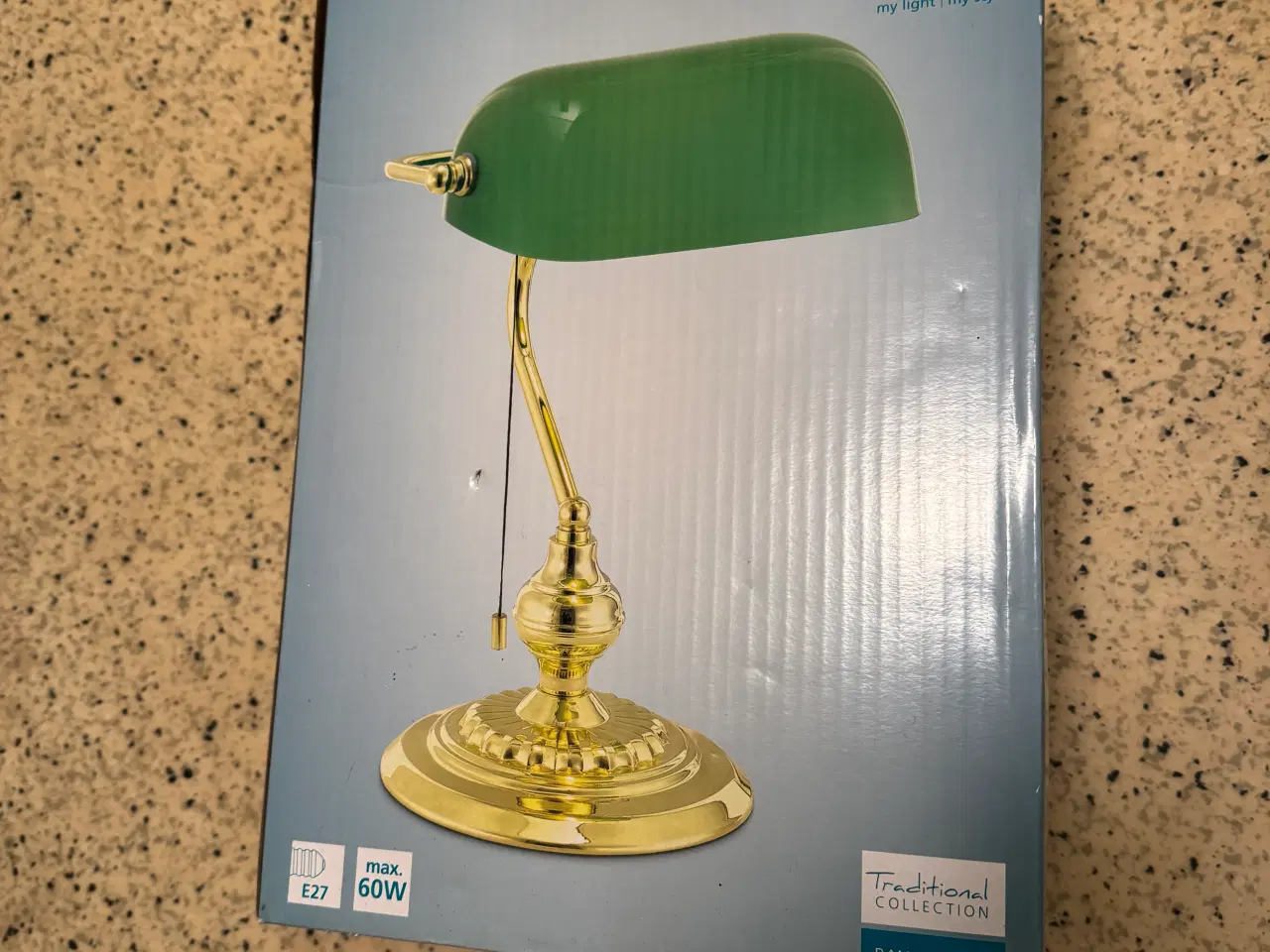 Billede 1 - Bordlampe Banker grøn - Eglo