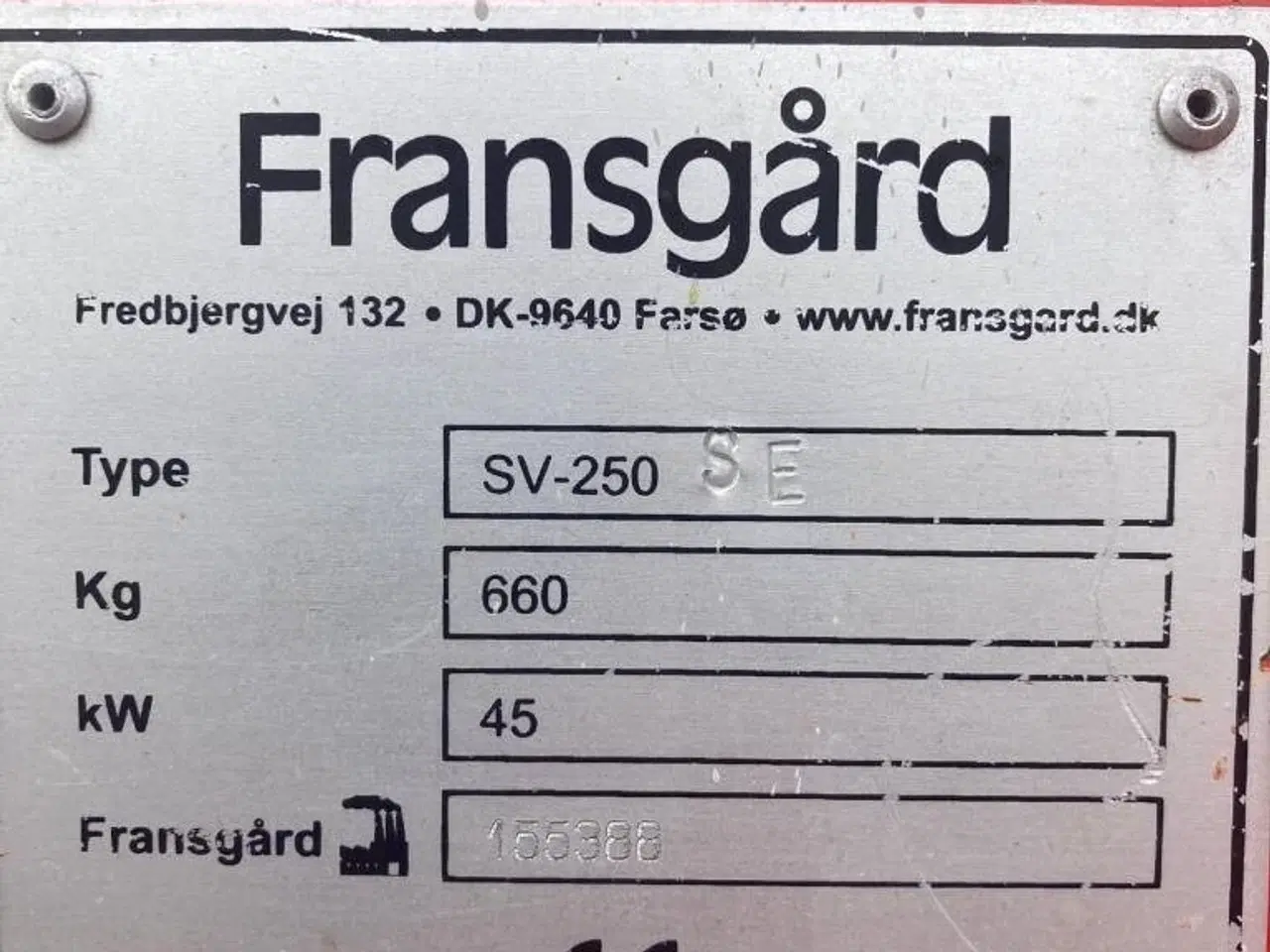 Billede 11 - Fransgård SV-2500