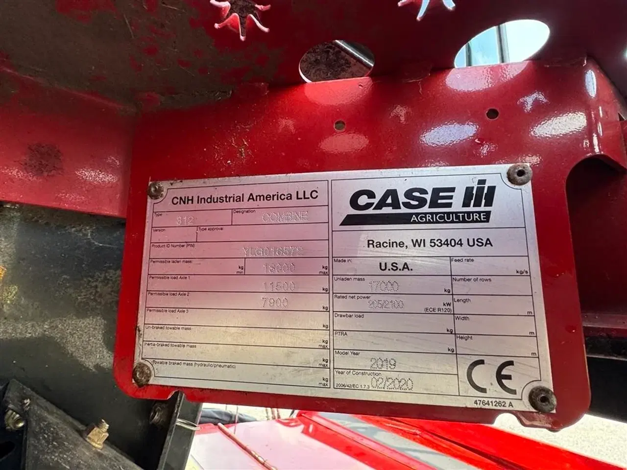 Billede 11 - Case IH Axial Flow 5140 KUN 350 TIMER! MED 22 FODS VARIO SKÆREBORD!