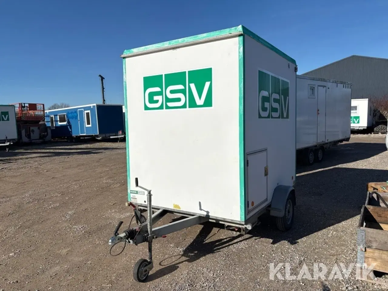 Billede 1 - Badmobil 1 rum med afløb Ø110 Scanvogn 750