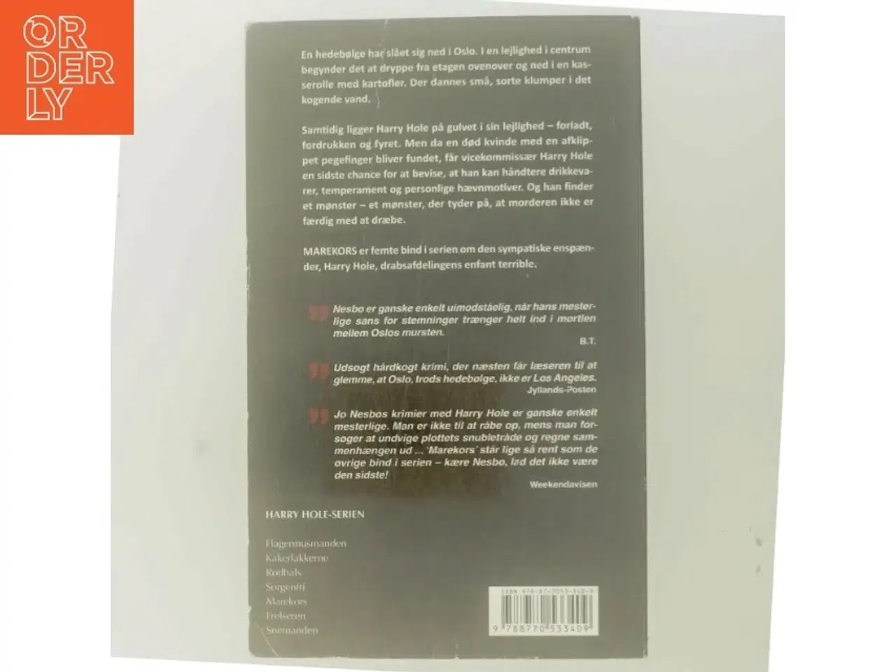 Billede 3 - Marekors af Jo Nesbø (Bog)