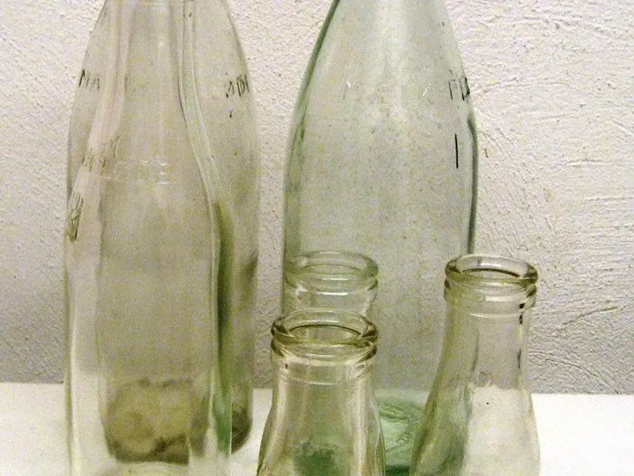 Billede 3 - Gamle mælkeflasker - 1 liter og 1/2 lite