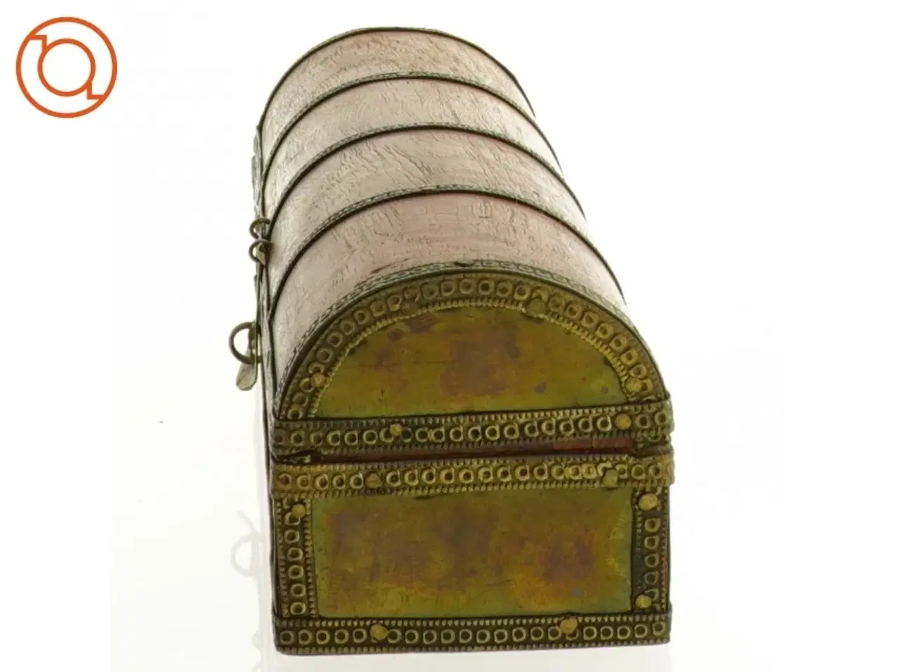 Billede 4 - Cigar æske Træ og Metal (str. 22 x 5 cm)