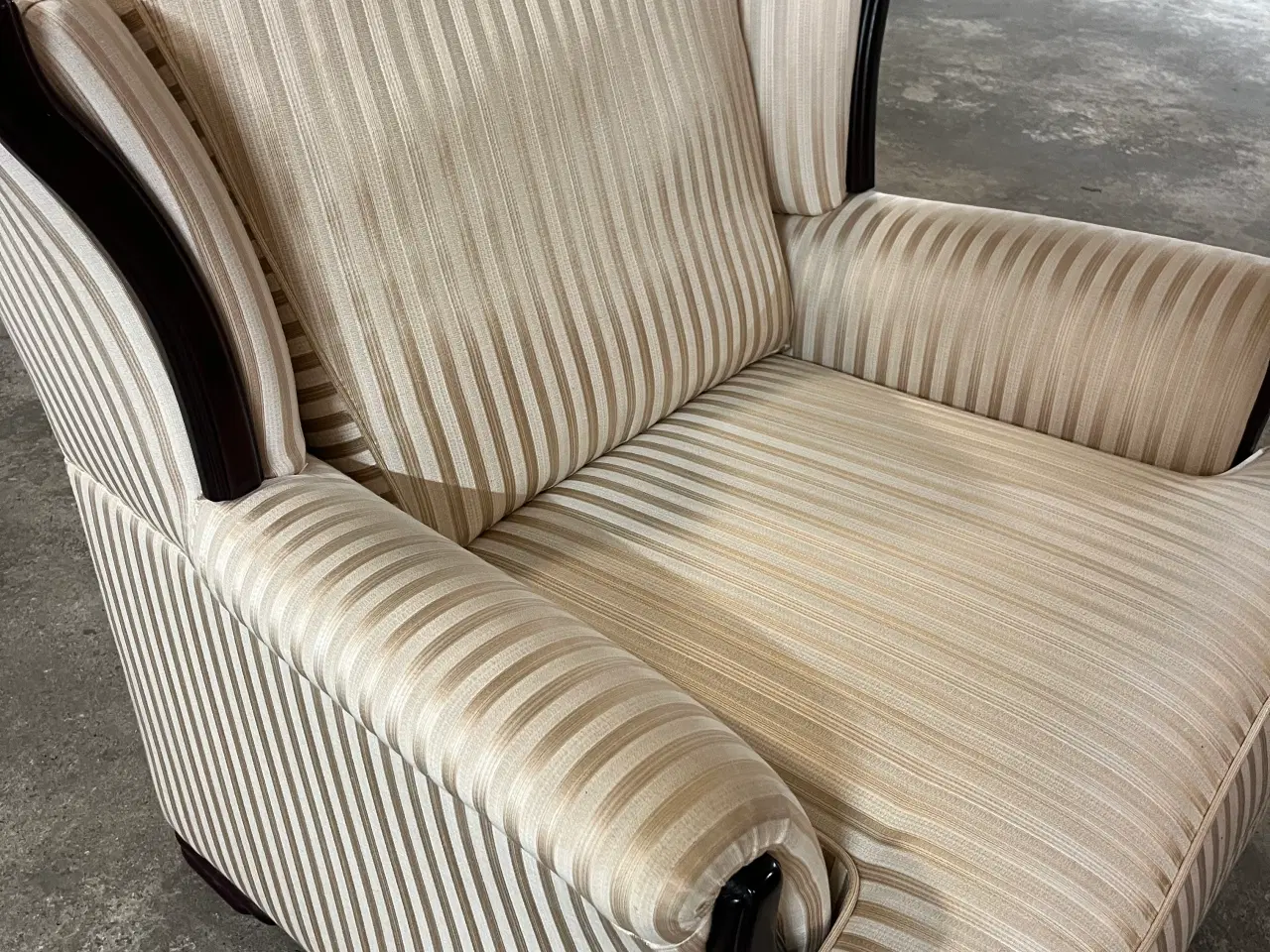 Billede 3 - Sofagruppe beige silkesatin - NY PRIS!