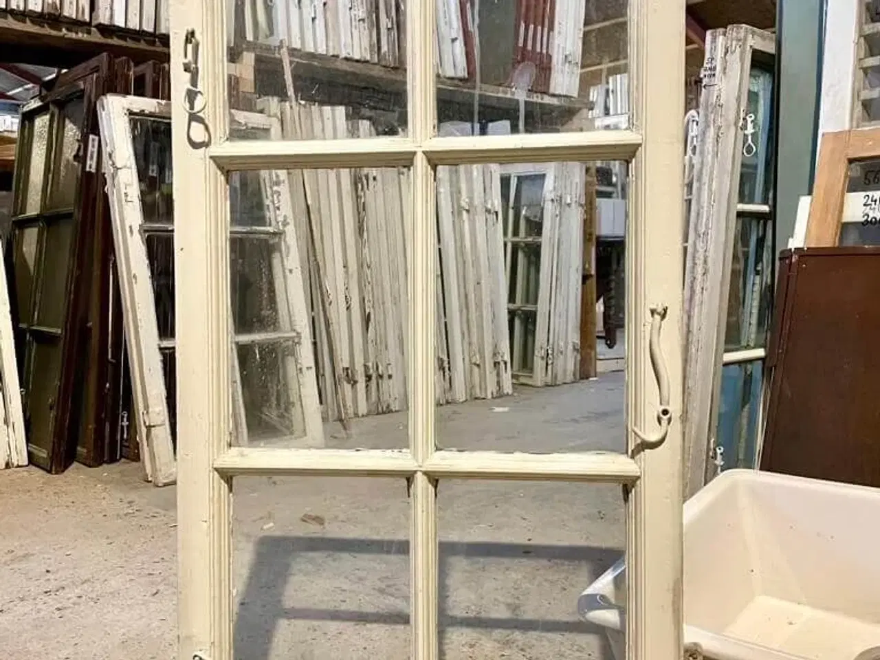 Billede 2 - 6-ruders vinduesramme i kernetræ