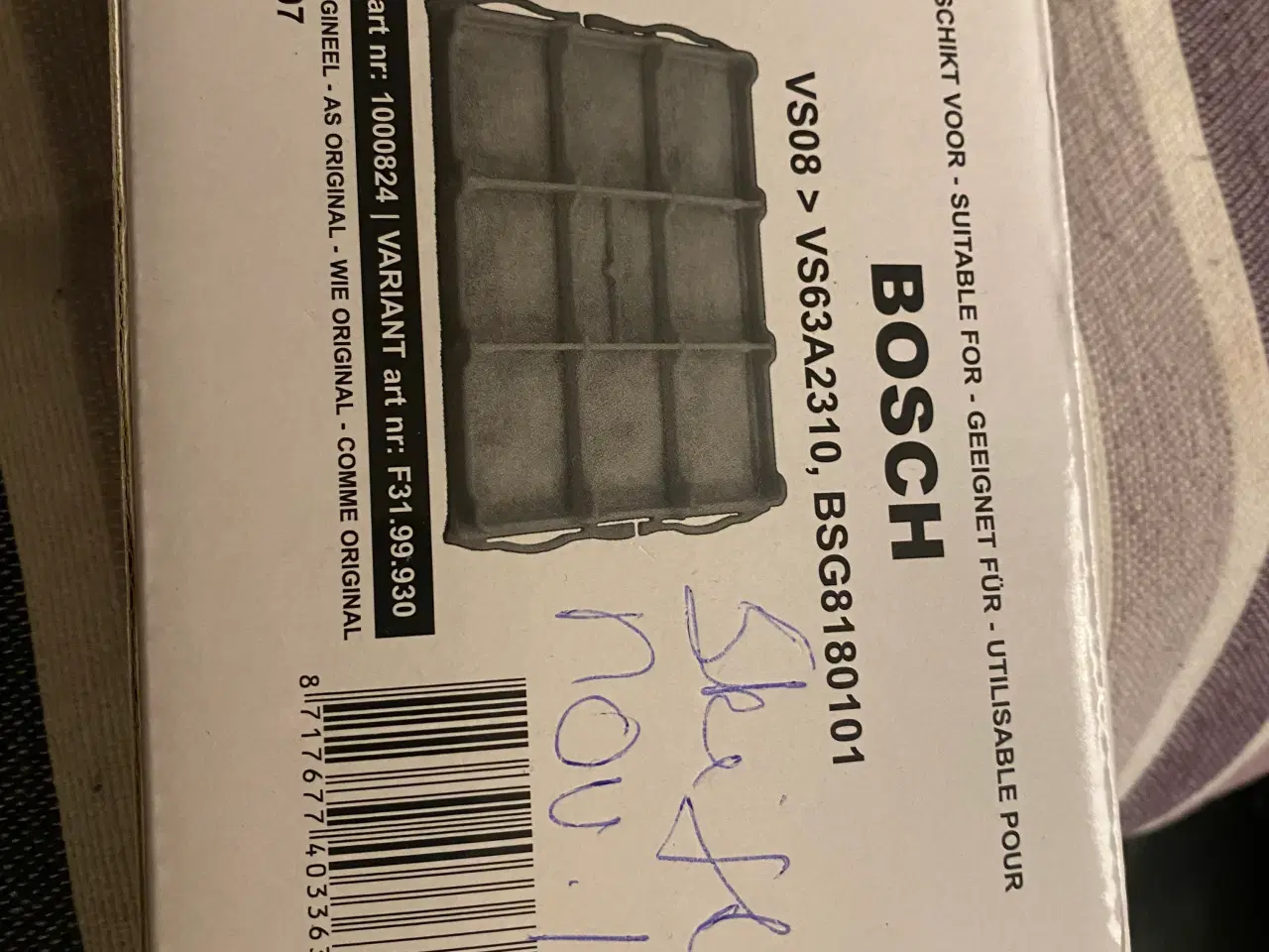 Billede 2 - Tilbehør Bosch støvsuger