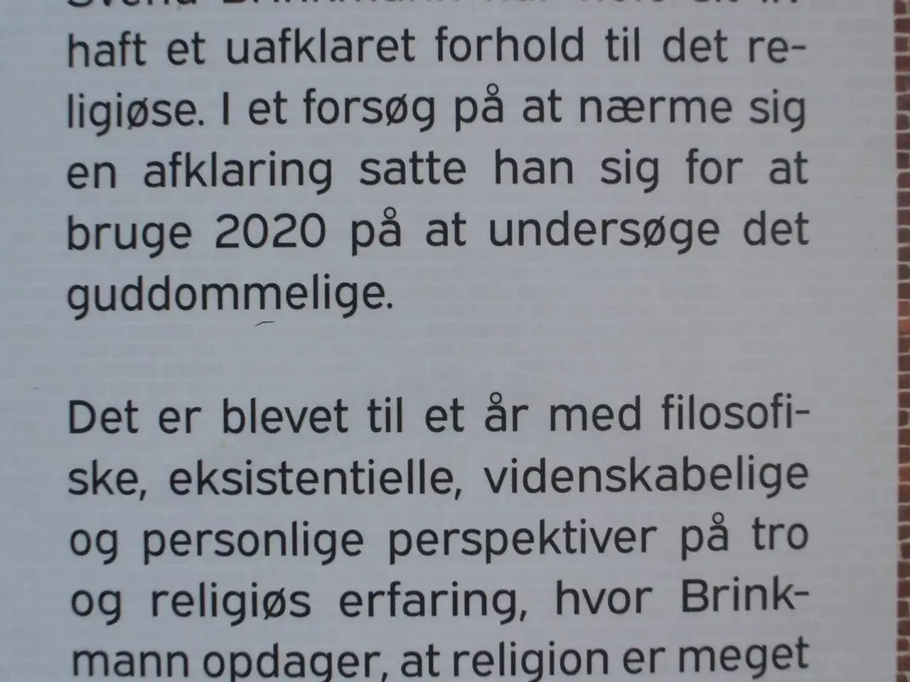 Billede 4 - mit år med gud - tro for tvivlere, af svend brinkm