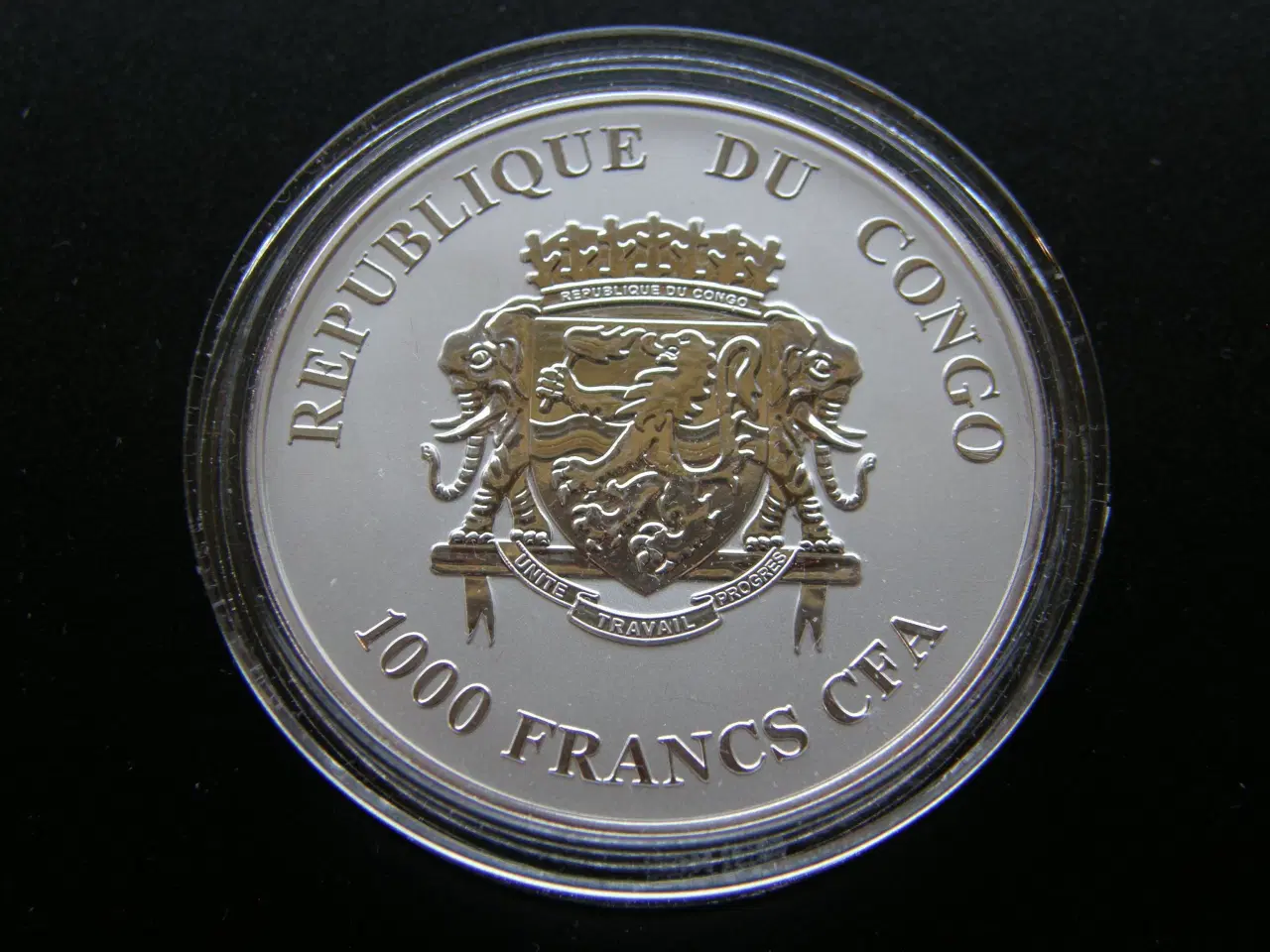 Billede 2 - Congo  1000 Francs  2013  Sølv  Kv.Proof.