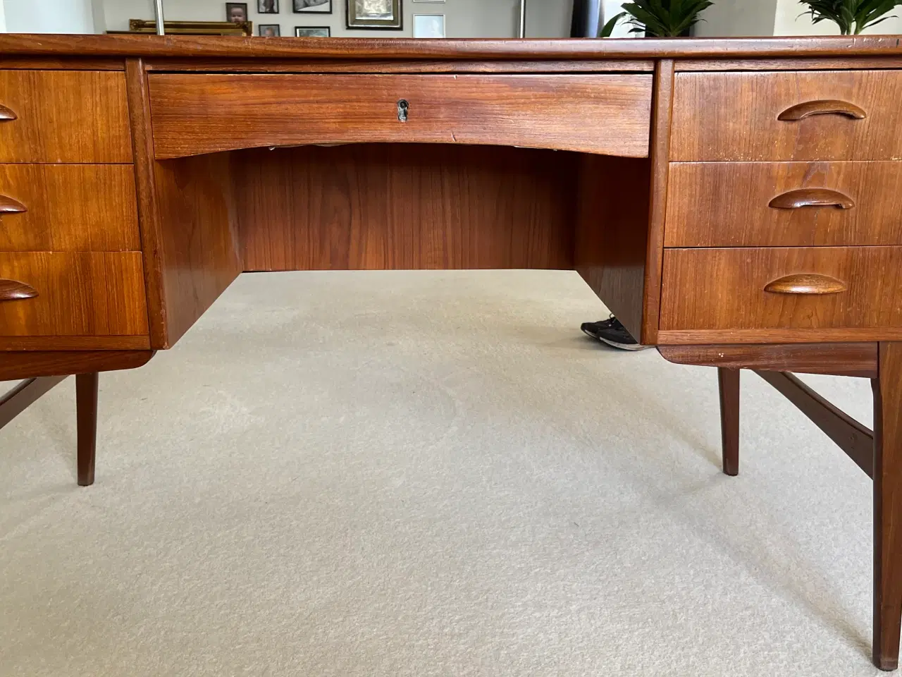 Billede 3 - Skrivebord i teak