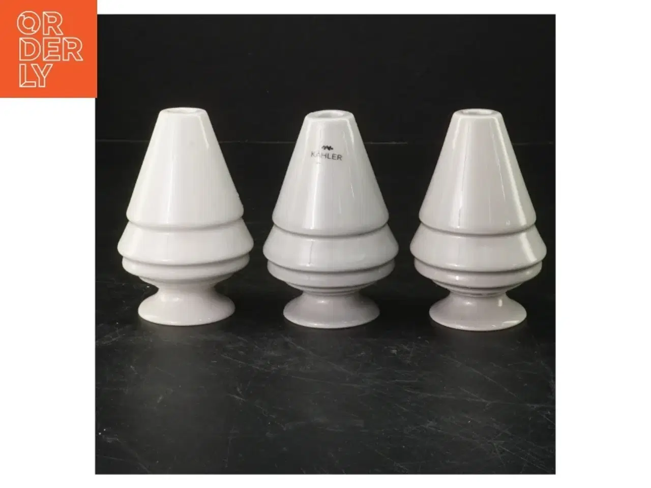 Billede 1 - K&#228;hler lysestager (str. 10 cm. 3 styk)