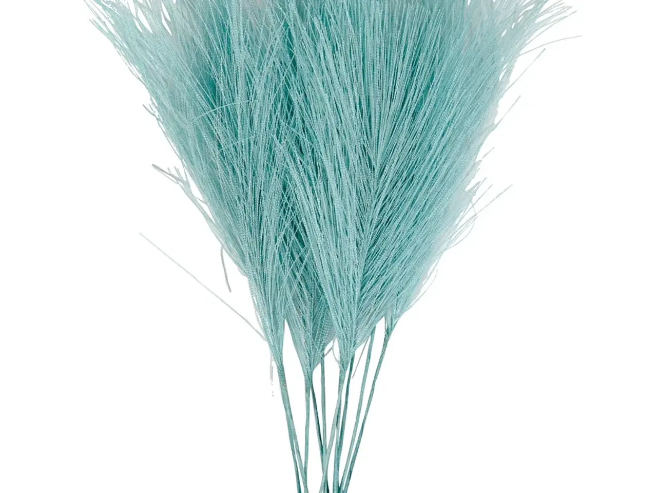 Billede 1 - Kunstige fjer, L: 15 cm, B: 8 cm, turkis, 10stk./ 1 pk.