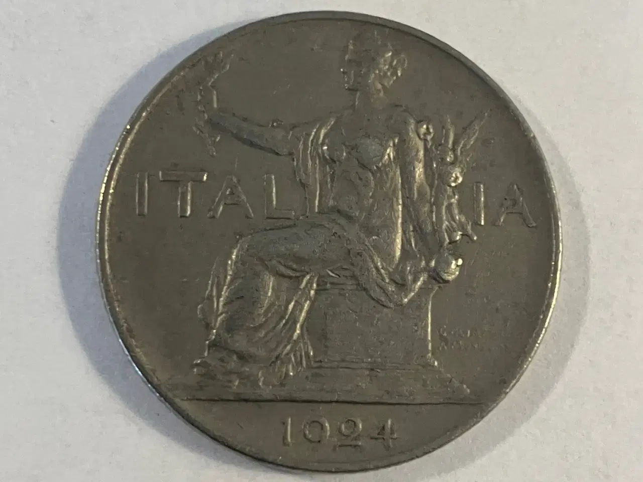 Billede 1 - 1 Lira Italy 1924