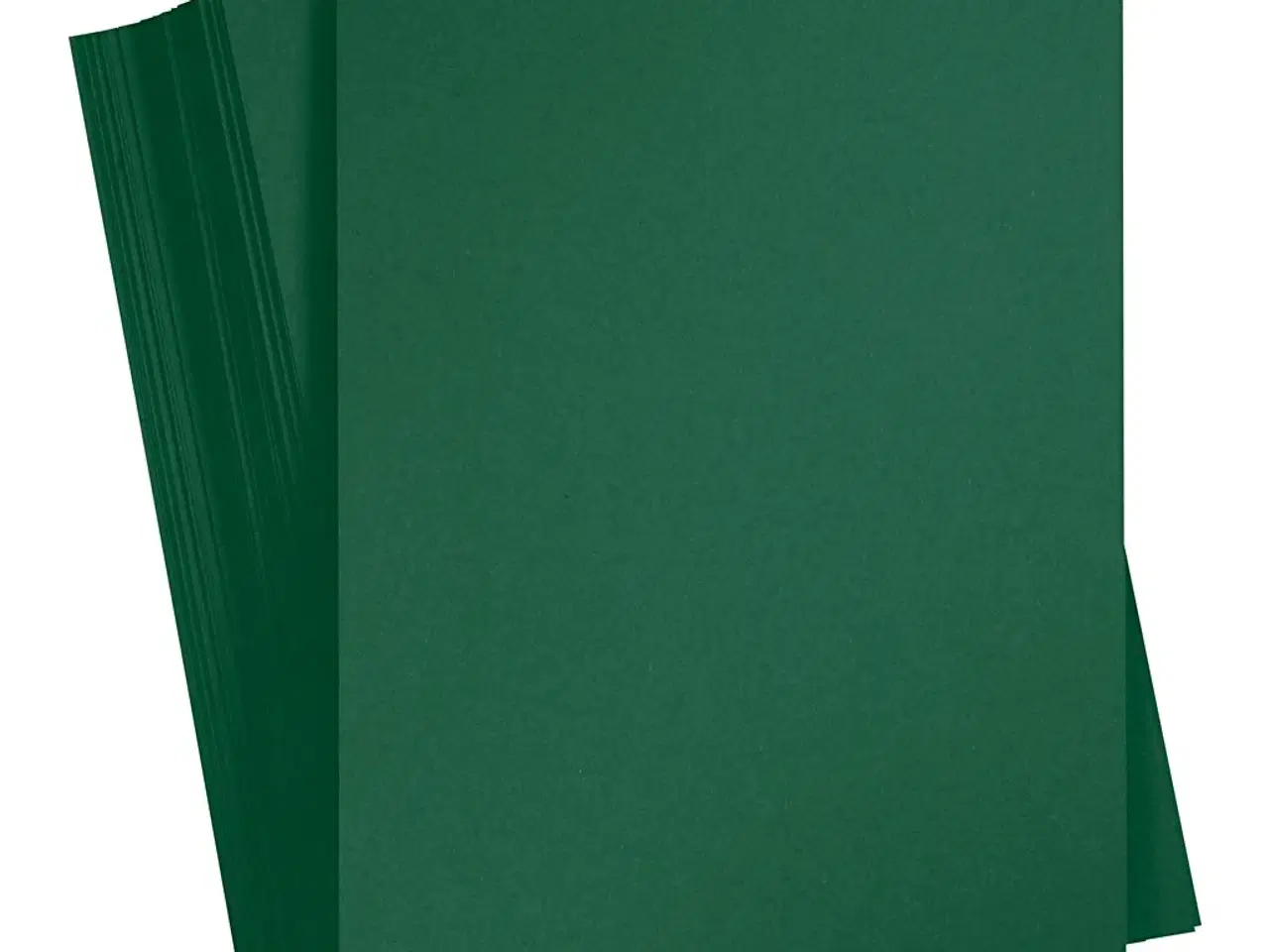 Billede 1 - Mørk Grøn A4 Karton 180g - 100 Ark Pr. Pakke