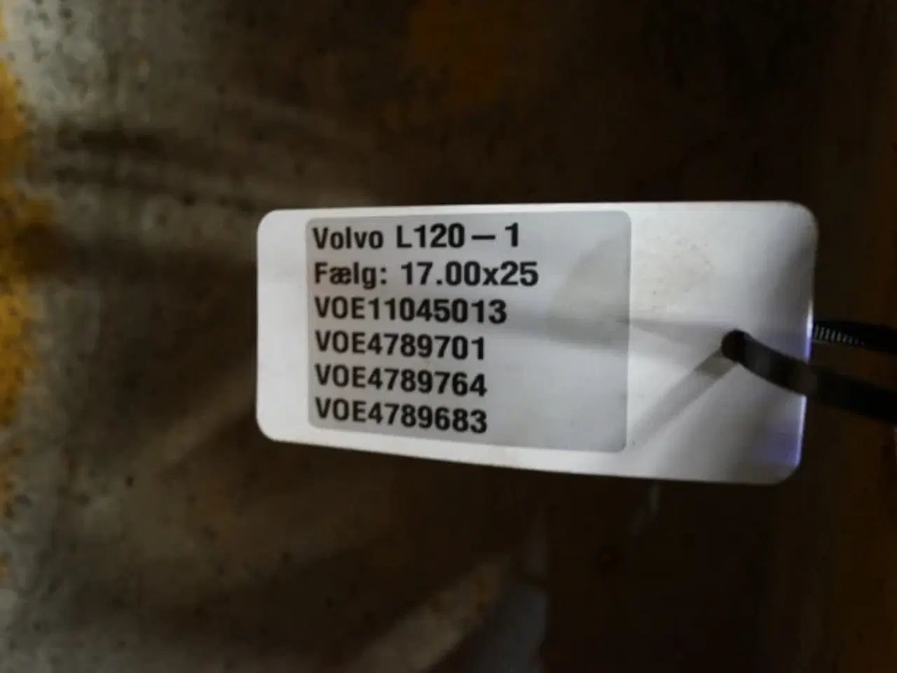 Billede 9 - Volvo L120 Fælg  17.00x25