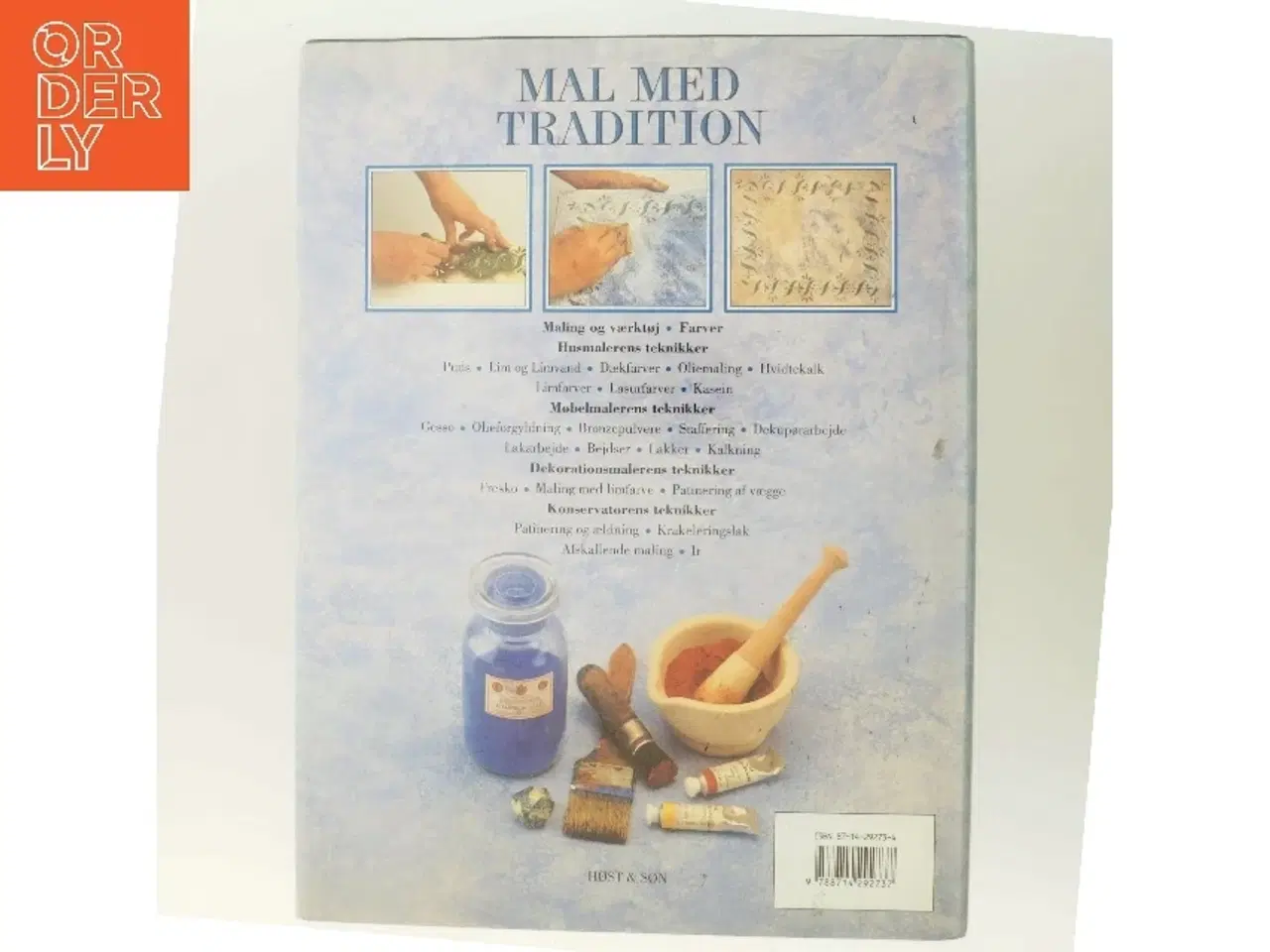 Billede 3 - Mal med tradition : autentiske naturmalinger og klassiske teknikker i nutidig boligindretning (Bog)