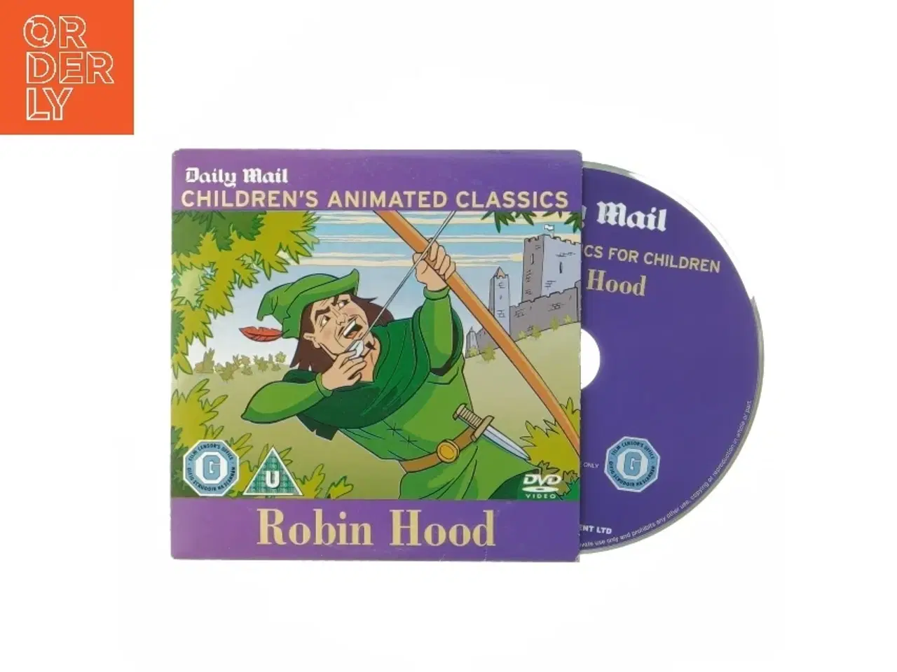 Billede 2 - Robin Hood DVD (str. 12,5x12,5 cm)