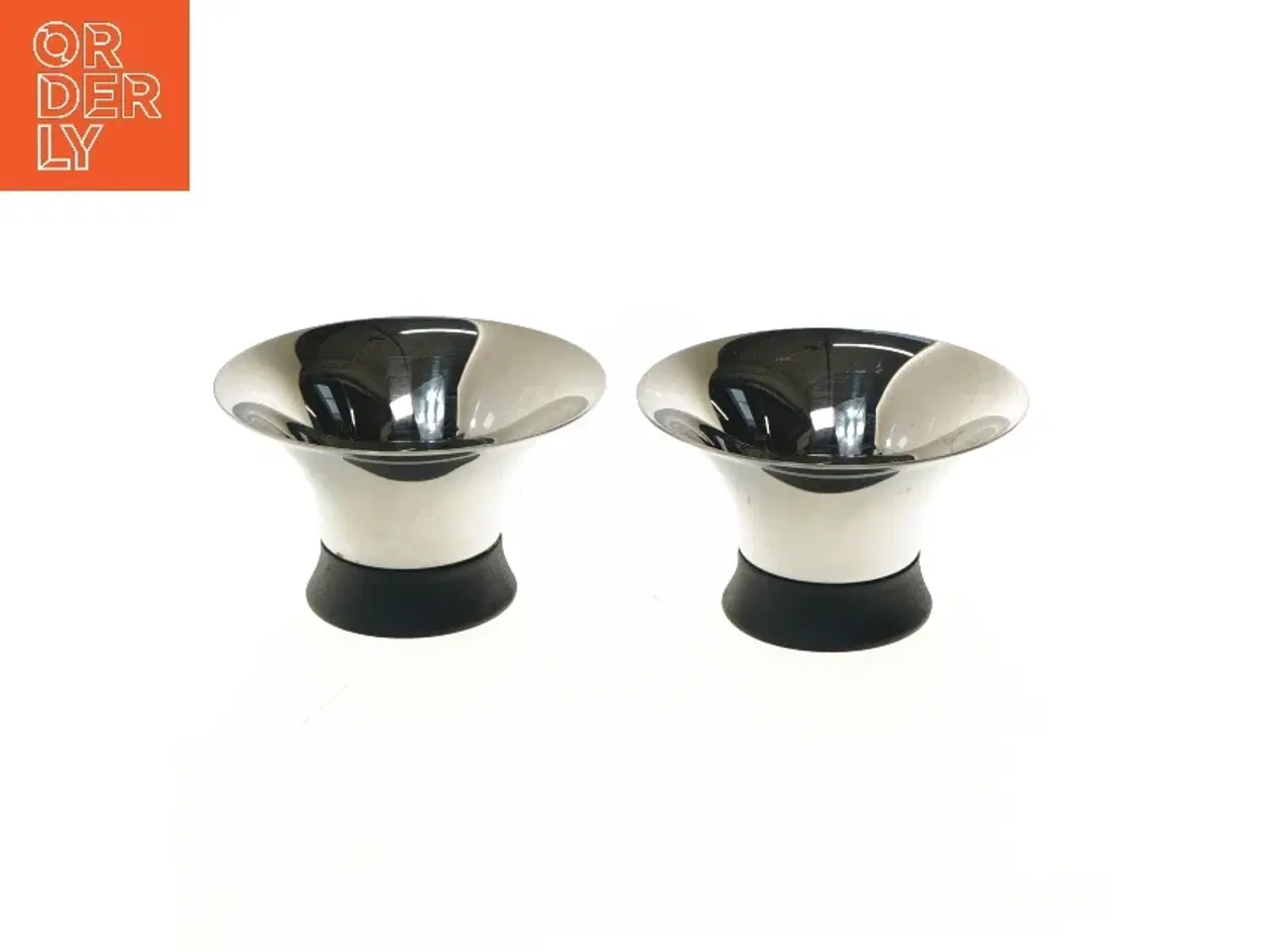 Billede 1 - Sæt af rustfri stålkander fra Erik Bagger (str. Ø 10x6 cm)