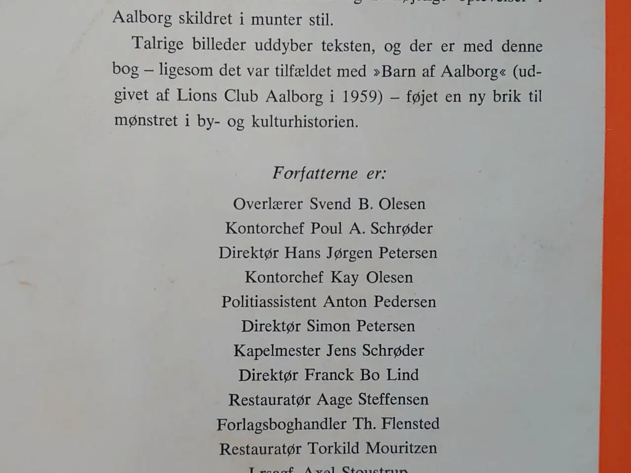 Billede 2 - Diverse forfattere: Fra Det Glade Aalborg 1970.