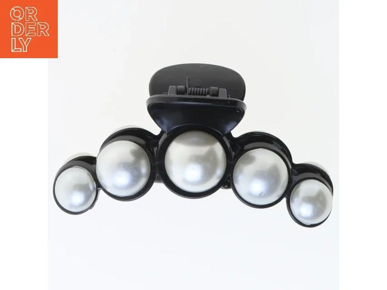 Billede 1 - Hårklemme med perler (str. 10 cm)