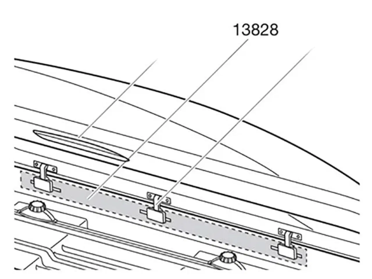Billede 1 - Thule låseskinne til touring 600