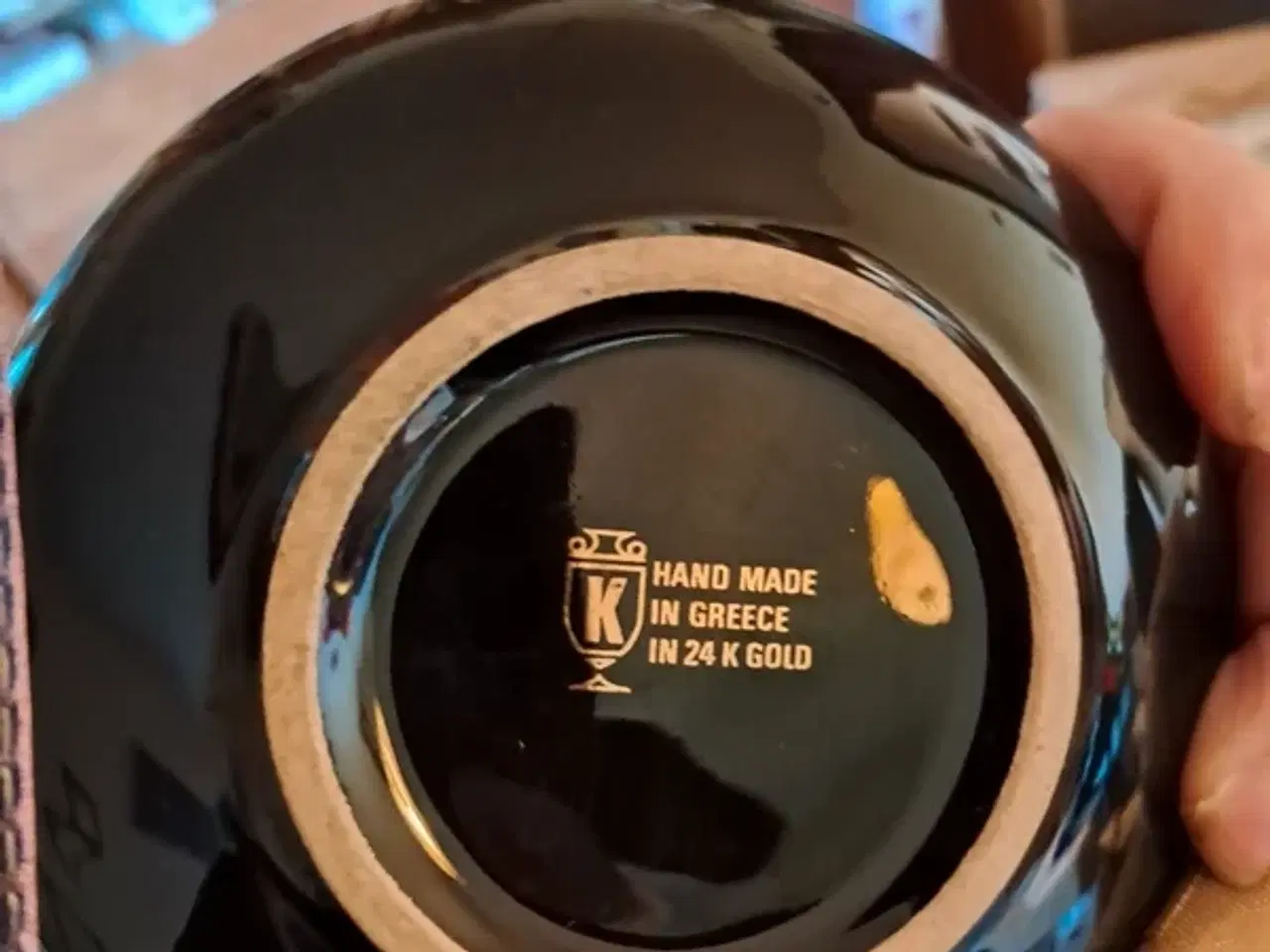 Billede 4 - Håndlavet græsk askebærger, 24K