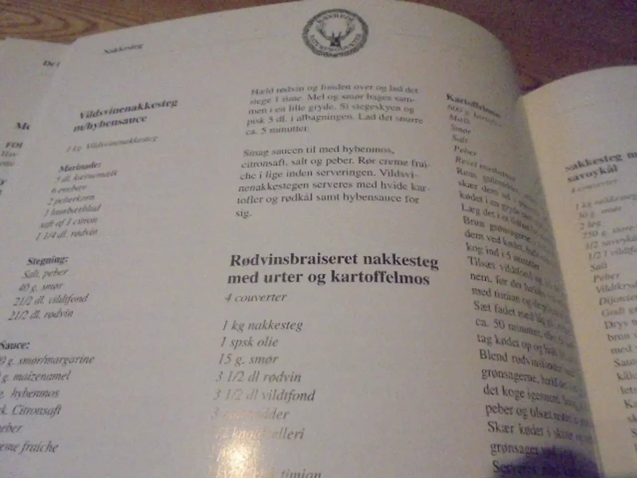 Billede 4 - Vildsvinekød på bordet – Fortællende kogebog mv