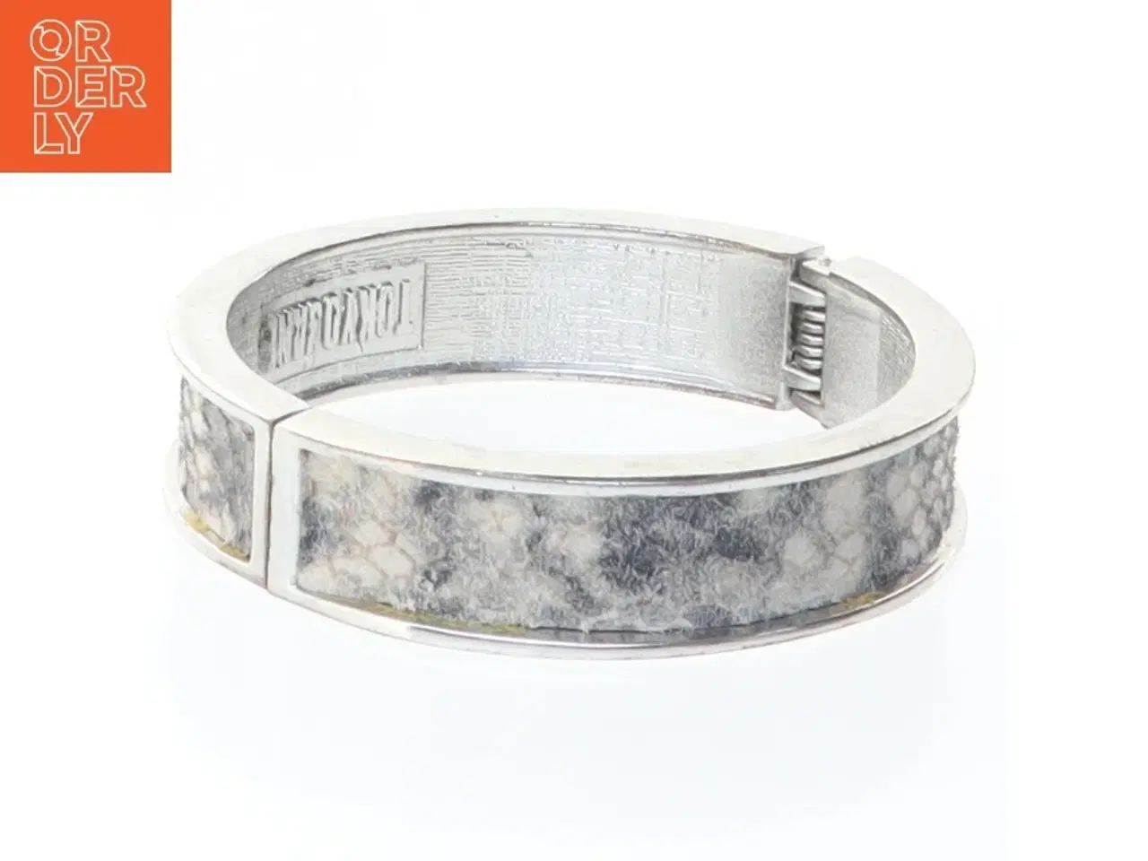 Billede 2 - Sølvfarvet manchetarmbånd fra Tokyo Jane (str. 7 cm)