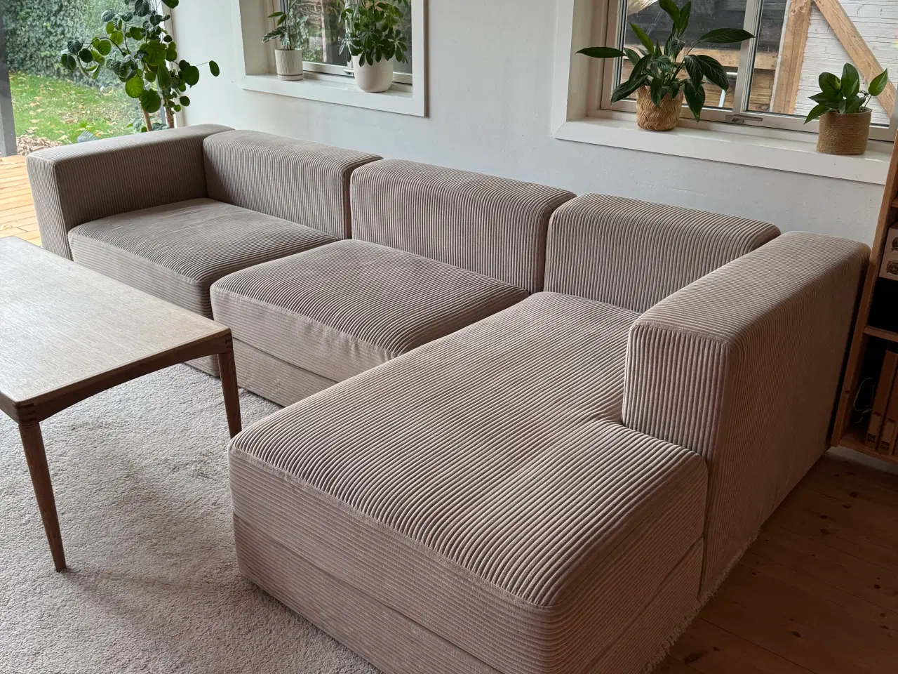 Billede 1 - Jättebo - 4-pers. modulopbyg sofa m chaiselon, hoj