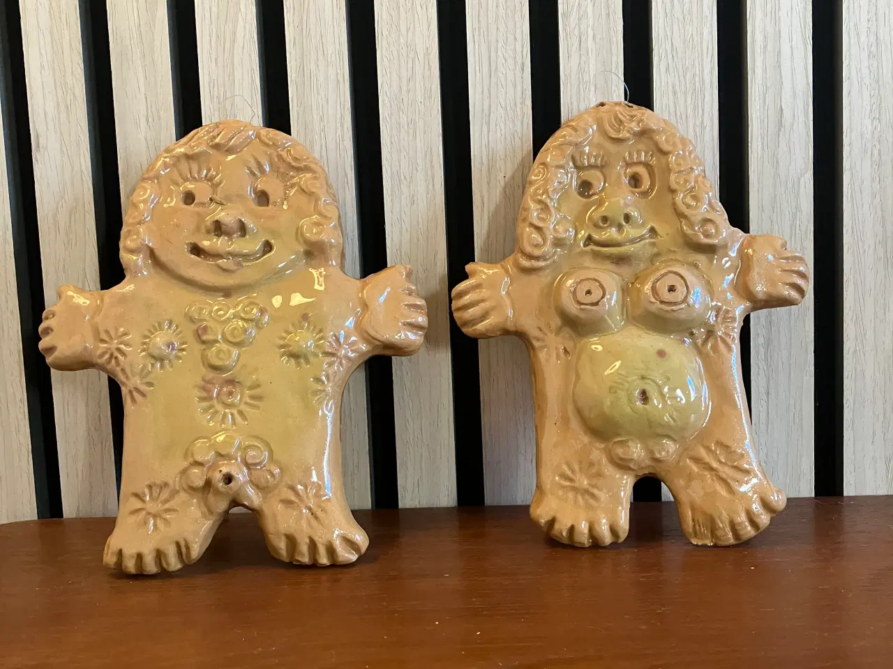 Billede 2 - Sjove lerfigurer af Al Johansen fra 1970'erne.