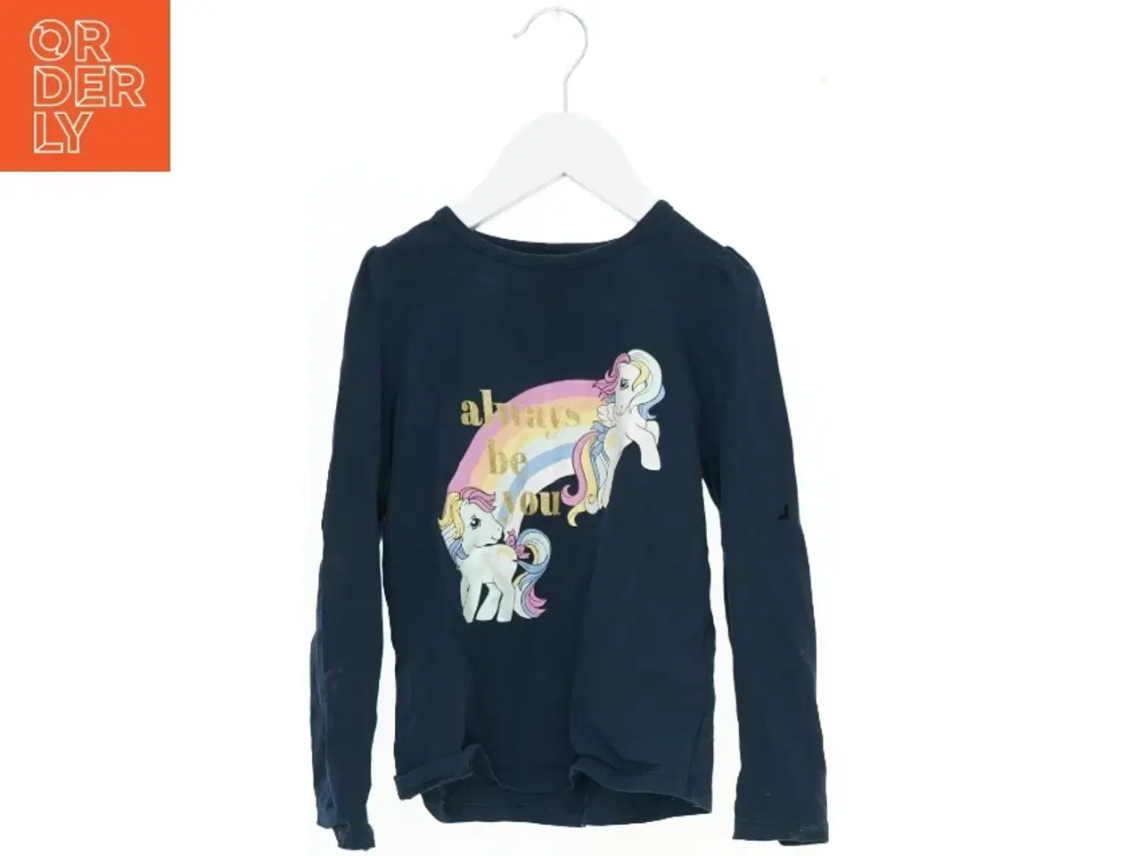 Billede 1 - Langærmet T-shirt med enhjørning print fra Name It (str. 110)