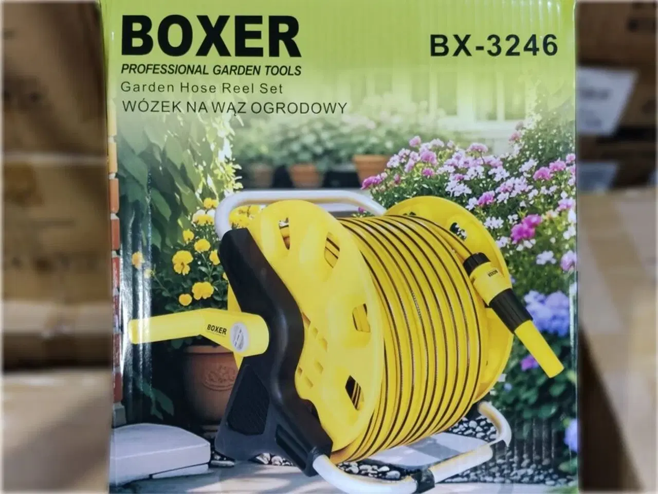 Billede 1 - Vandslangevogn med 35 meter 1/2" haveslange.
